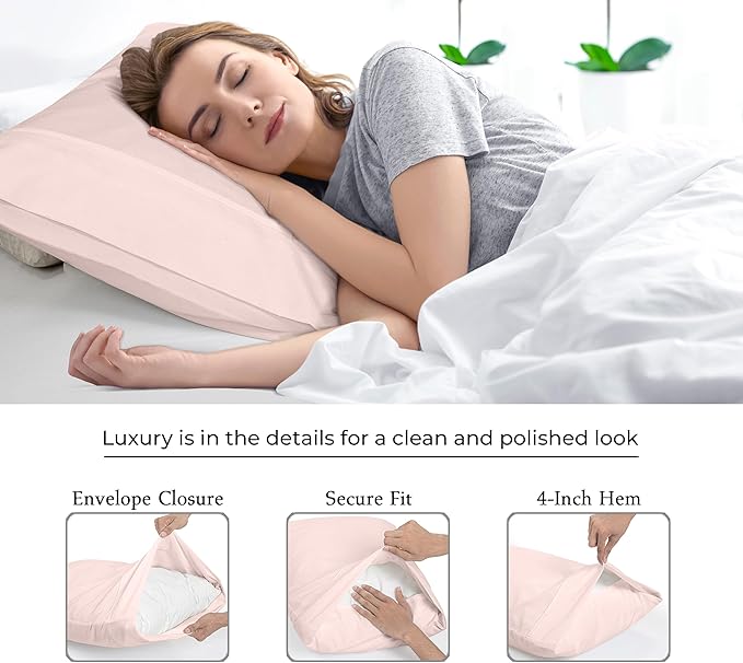 Royale Linens Standard Pillowcase Set of 2 - Image 7