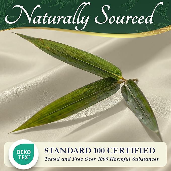 DECOLURE 100% Viscose Derived from Bamboo Sheets California King Size - Image 7