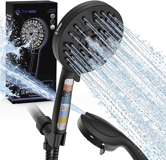5-Inch High Pressure Handheld Shower Head by Pavezo