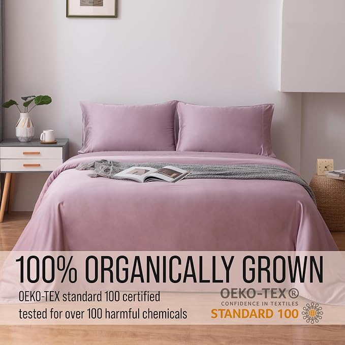 BELLA COTERIE | Luxury Bamboo VIscose Queen Size Pillowcase Set | 100% - Image 4