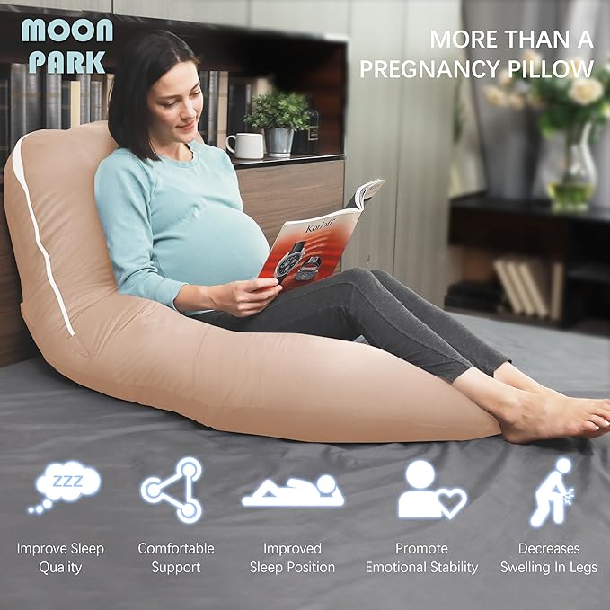 MOON PARK Pregnancy Pillows for Sleeping - Image 4