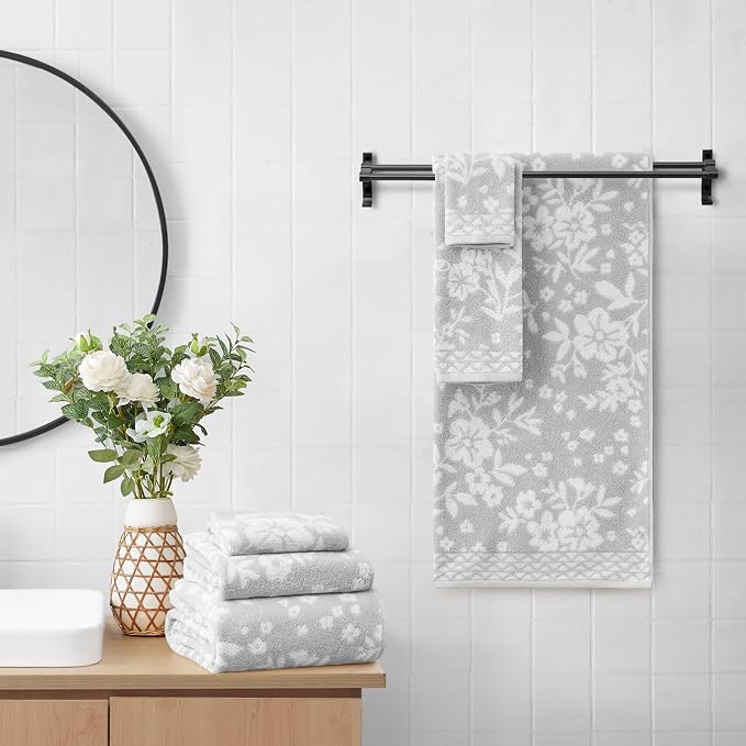 Lucky Brand Folk Floral 6 Piece Bath Towel Set - Image 2