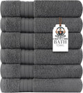 HERCULEAN Large Bath Towels 24 x 50 Pack of 6 | Quick Dry and Highly Absorbent by Unknown