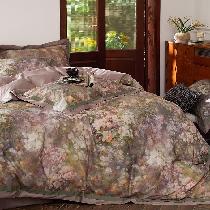 mixinni Vintage Floral Duvet Cover Set - Image 3