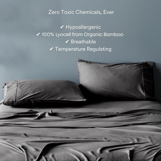 ettitude 100% Lyocell Organic Pillowcase Set – Silky-Soft, Breathable, - Image 2