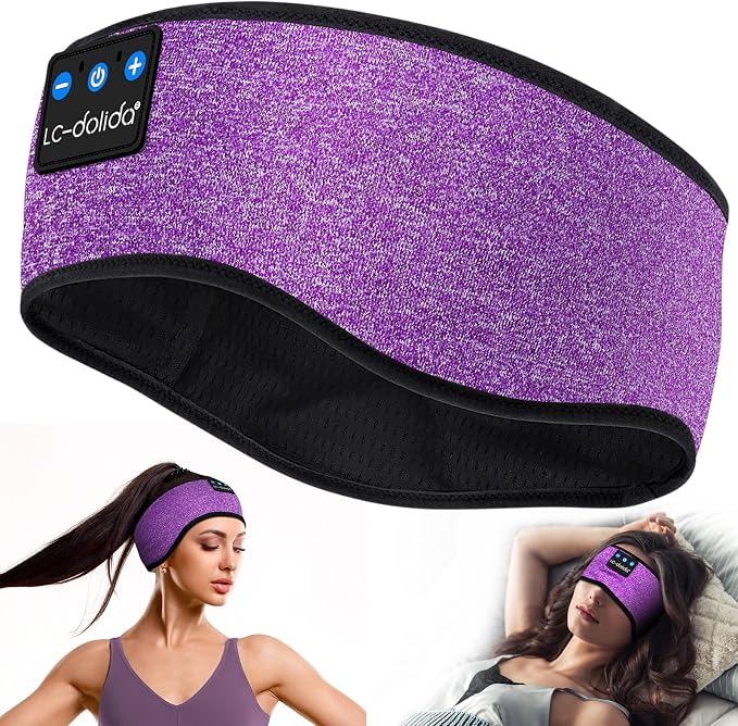 LC-dolida Sleep Headphones Bluetooth Headband Sleeping Wireless Headband by LC-dolida