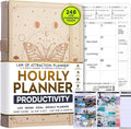 Hourly Planner - Undated Weekly & Monthly Planner, 12-Month Journey to Increase by FreedomMastery