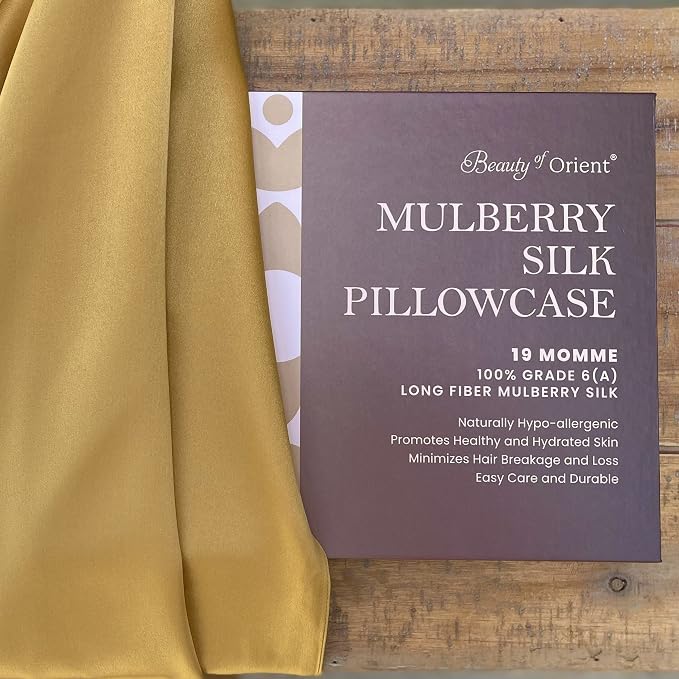19 Momme Premium Mulberry Silk Pillowcase - Image 2