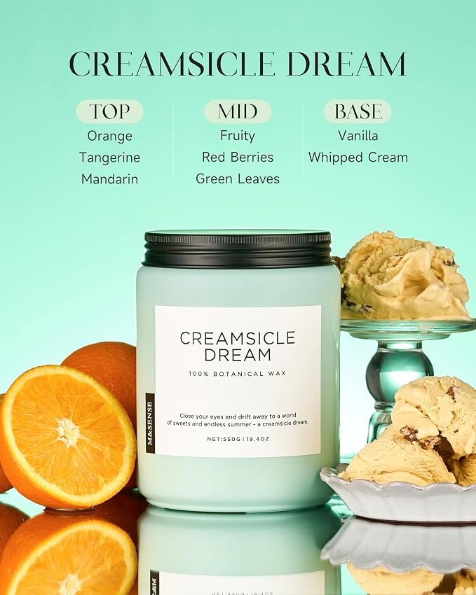 M&SENSE Orange Creamsicle Candle - Image 2