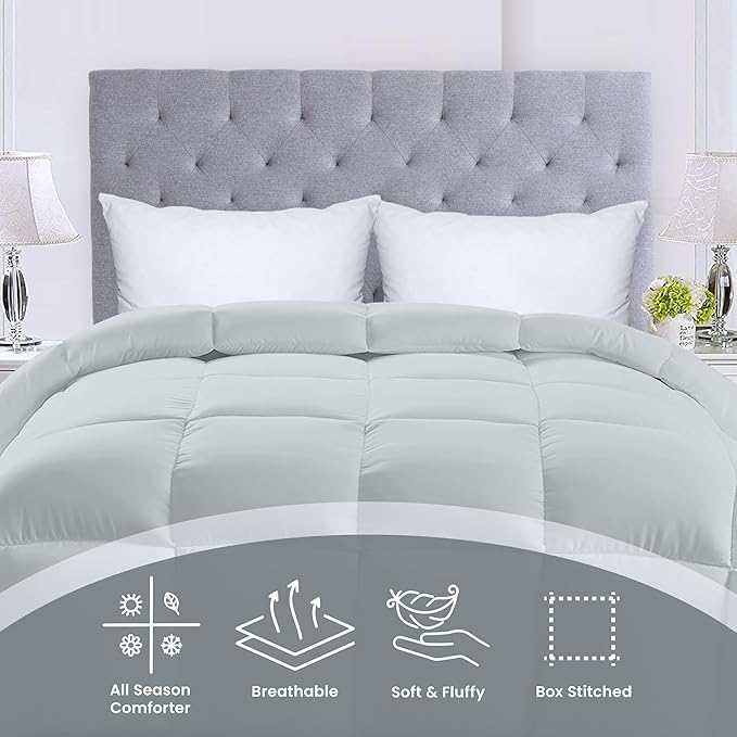 Utopia Bedding Comforters Twin Size, All Season Duvet Insert, Down Alternative - Image 3