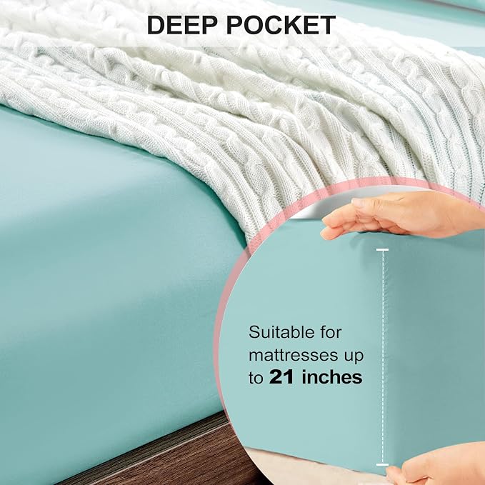 FreshCulture Queen Fitted Sheet Only - Image 4