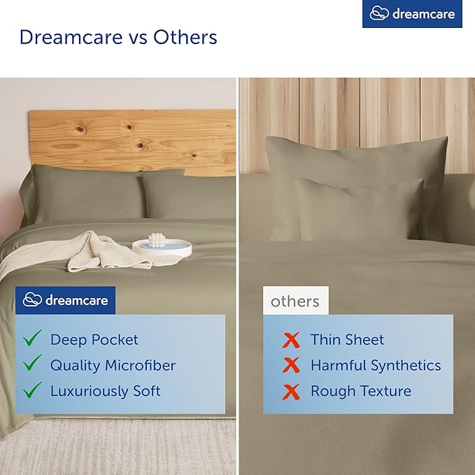 DREAMCARE Queen Sheet Set - Image 4
