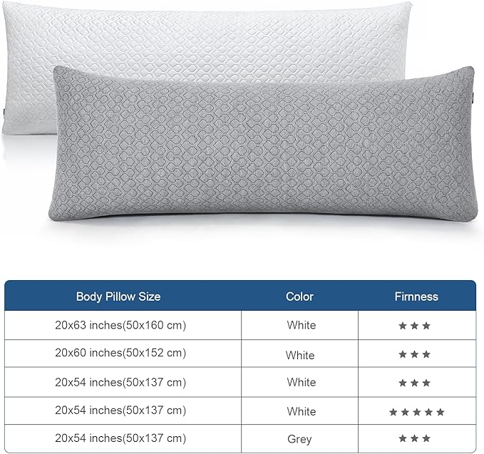 Rainmr Thick Memory Foam Body Pillow - Image 3
