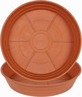 LWALRS Plant Saucer 14 Inch 2 Pack 6 8 10 12 14 16 18 20 25, Plastic Plant Trays by LWALRS