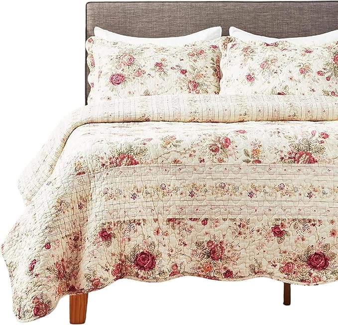 Greenland Home Antique Rose Full/Queen Quilt Set by GreenlandHome