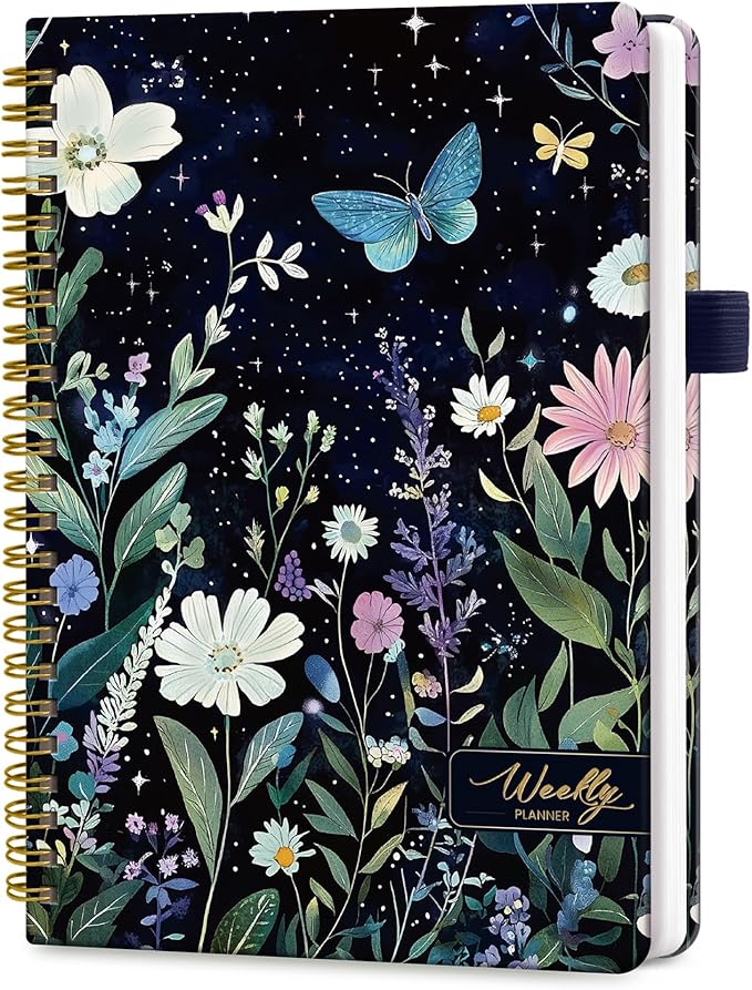 Undated Weekly Planner, Weekly To Do List Notebook by Taja