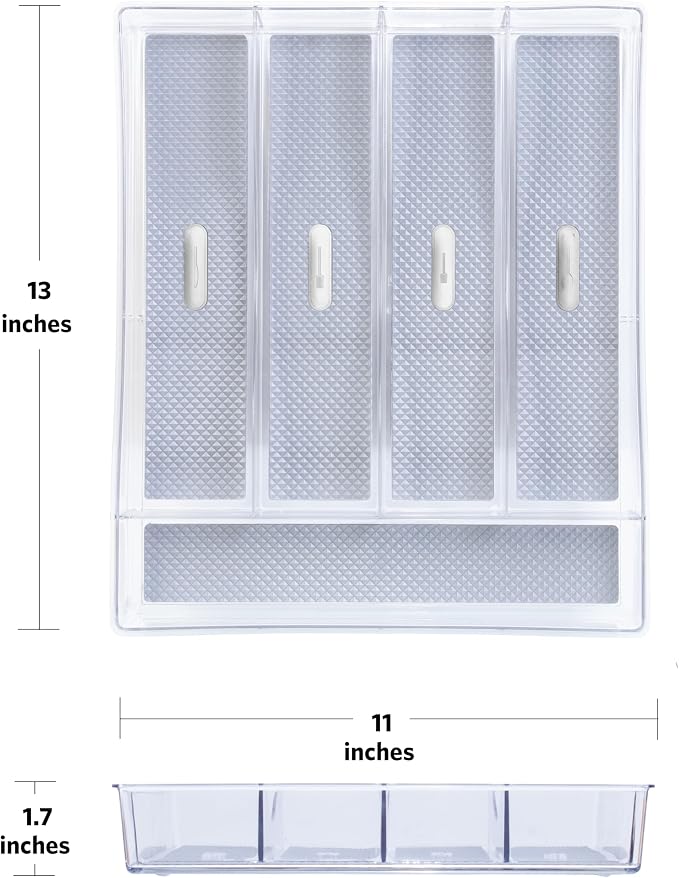 Glad Silverware & Utensil Drawer Organizer - Image 2