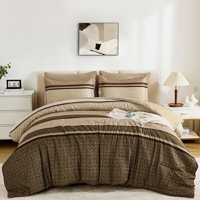 WONGS BEDDING Twin Comforter Set 6 Pieces, Soft Lightweight Micorfiber Bedding - Image 9