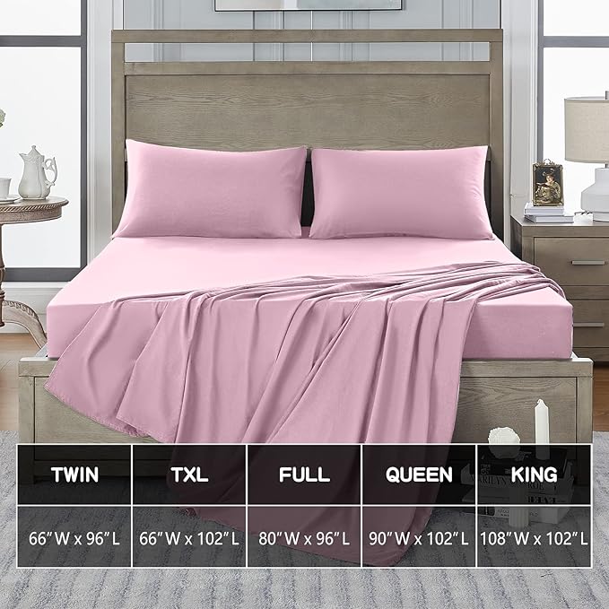 FreshCulture Twin XL Flat Sheets Only 2 Pack - Image 5