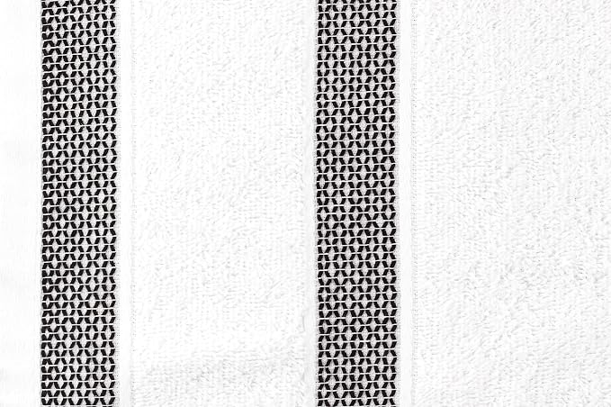 CASA COPENHAGEN Solitaire 6Pcs 100% Egyptian Cotton Large Designer Towels Gift - Image 5