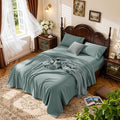 LBRO2M 100% Cotton Sheets Set Deep Pocket 19", 1000 Thread Count Full Size 4 by LBRO2MBedding