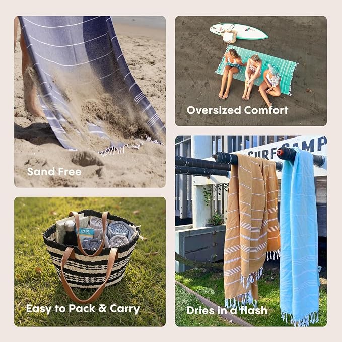 Cotton Turkish Beach Towel - Image 5