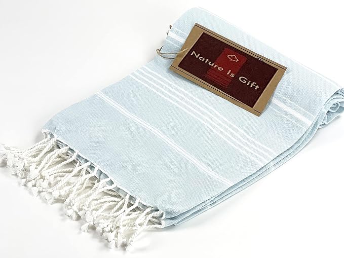 Beach Towel 100% Cotton Turkish Beach Towel Adult 38x70 Inch Pre-washed - Image 2