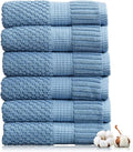 NY Loft 100% Cotton Hand Towel 6 Pack | Super Soft & Absorbent Quick-Dry Hand by NYLoft