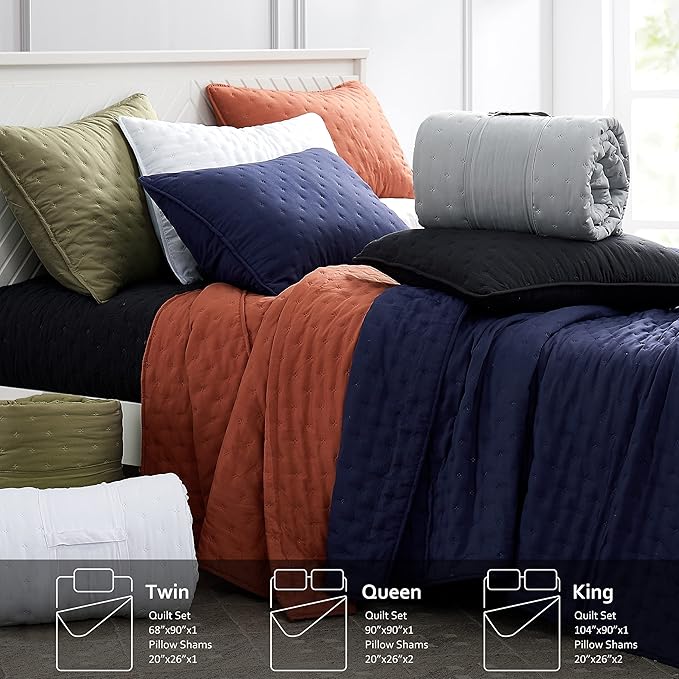 Beige Cloud King Size Quilt Bedding Sets - Image 7