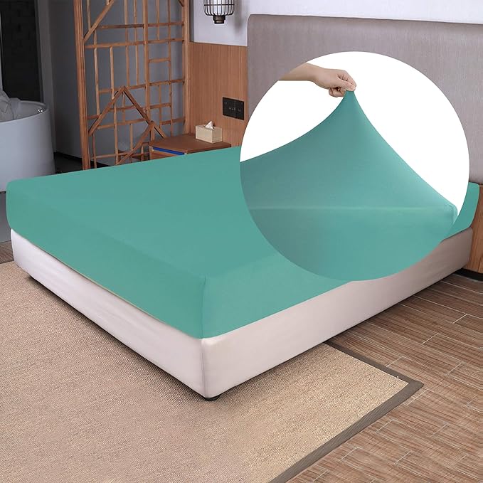 Soft Stretch Full Size Fitted Sheet Only by NYHOME