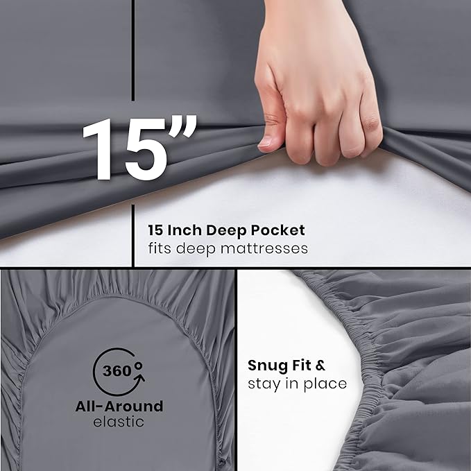 Utopia Bedding Twin Fitted Sheets - Image 6