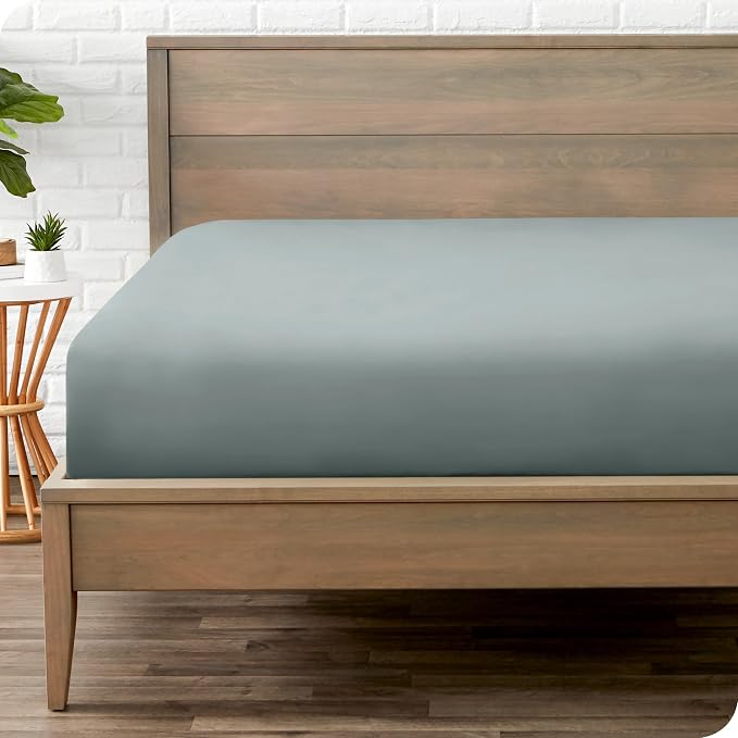 Bare Home Fitted Bottom Sheet Queen Size by BareHome