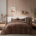 EVERGRACE Velvet Quilt Set California King 118'' x 106'', Luxurious Soft by EverGrace