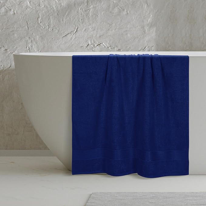 Belizzi Home Cotton 2 Pack Oversized Bath Sheet 35x70, Large Bath Sheet - Image 4