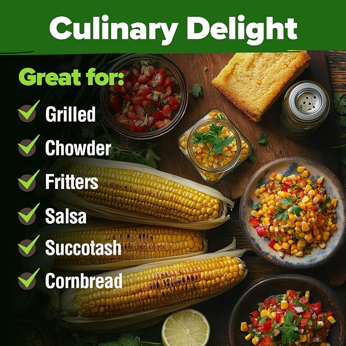 HOME GROWN Golden Bantam Sweet Corn Seeds 100+ Heirloom Non-GMO Seeds - Image 6