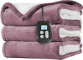 LaffyLo Electric Heated Blanket Full Size 72 x 84, Fast Heating Blanket by LAFFYLO