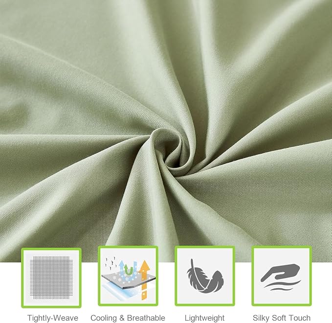 Microfiber Queen Bedding Flat Sheet, Ultra Soft and Wrinkle, Stain Resistant - Image 3