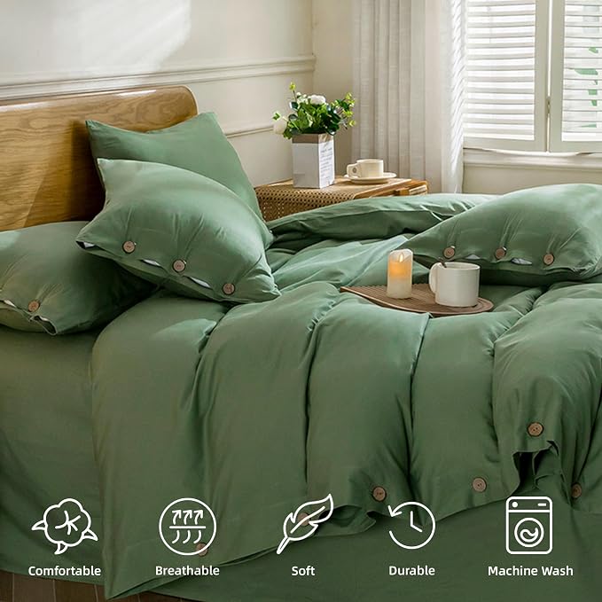 JELLYMONI Cotton Duvet Cover King Size - Image 4