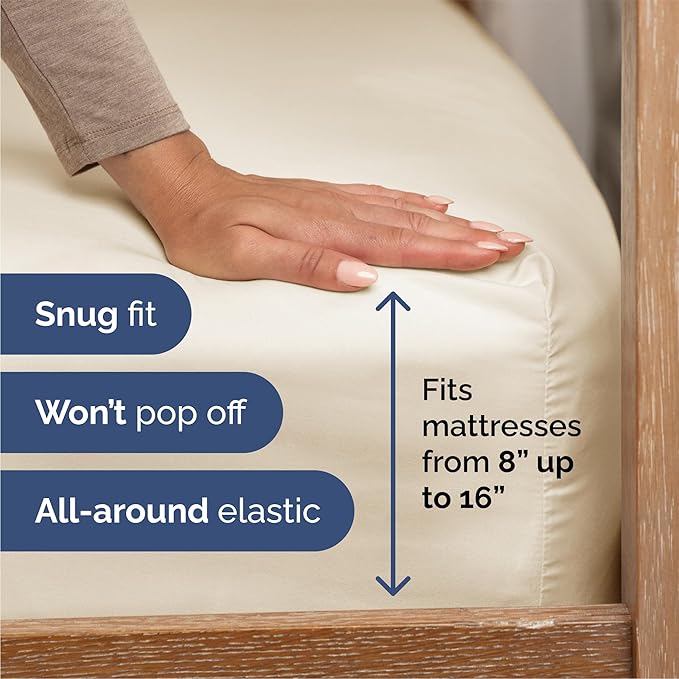 Queen Size 4 Piece Sheet Set - Image 3