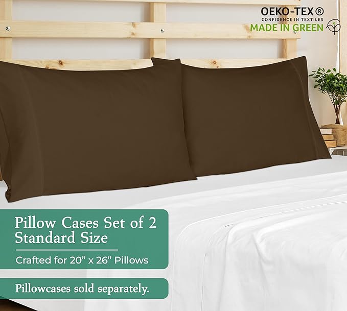 Royale Linens Standard Pillowcase Set of 2 - Image 2