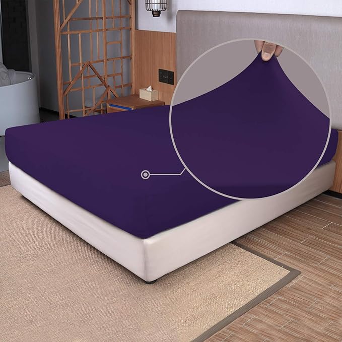 Twin Size Fitted Sheet Only by NYHOME