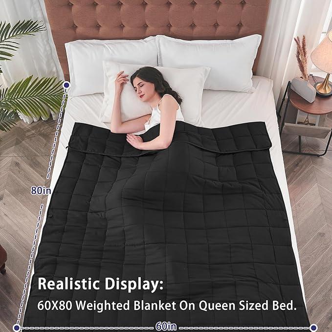 yescool Weighted Blanket for Adults Cooling Heavy Blanket for Sleeping Perfect - Image 2