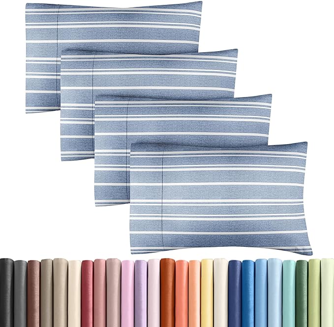 King Pillow Cases Set of 4 by CGKUnlimited