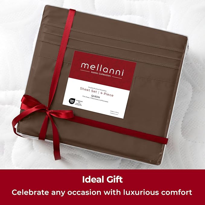 Mellanni Split King Sheets Set - Image 7
