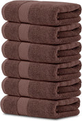 White Classic Luxury Brown Hand Towels by WhiteClassic
