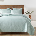 HORIMOTE HOME Sprout Green King Size Quilt Set by HORIMOTEHOME