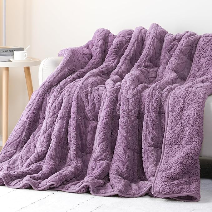 Cottonblue Jacquard Weighted Blanket 15lbs by Cottonblue