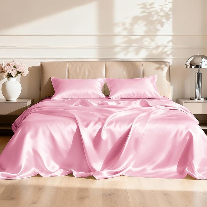 Love's cabin Satin King Sheet Sets by Lovescabin