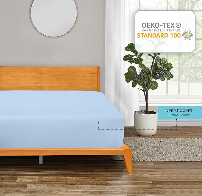 Royale Linens Fitted Sheet Twin XL - Image 7