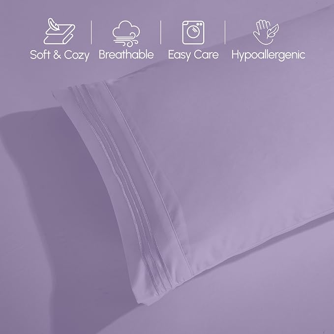 Elegant Comfort Luxurious 1500 Premium Hotel Quality Microfiber Three Line - Image 5